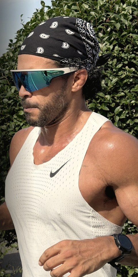 Juan C. Zuniga Jr., coach behind The Peptide Lab, on a run
